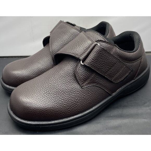 OrthoFeet Broadway Brown G520 Orthopedic Diabetic Shoes Mens 9.5 4E Extra Wide main image 11